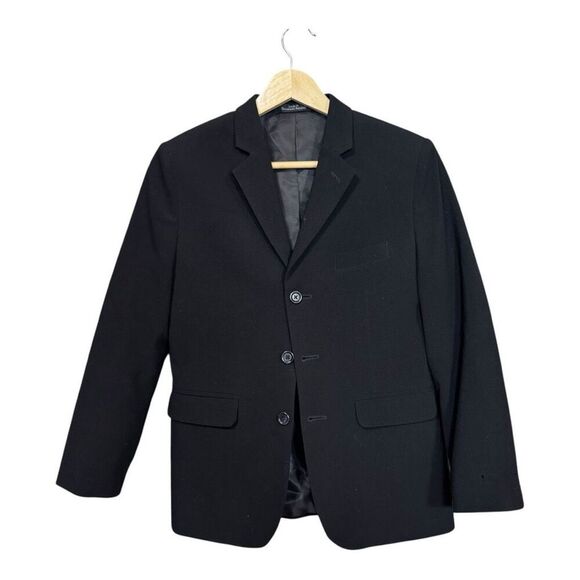 Calvin Klein Blazer Suit Modern Jacket K821301 black Boys 12 Regular - Picture 1 of 7